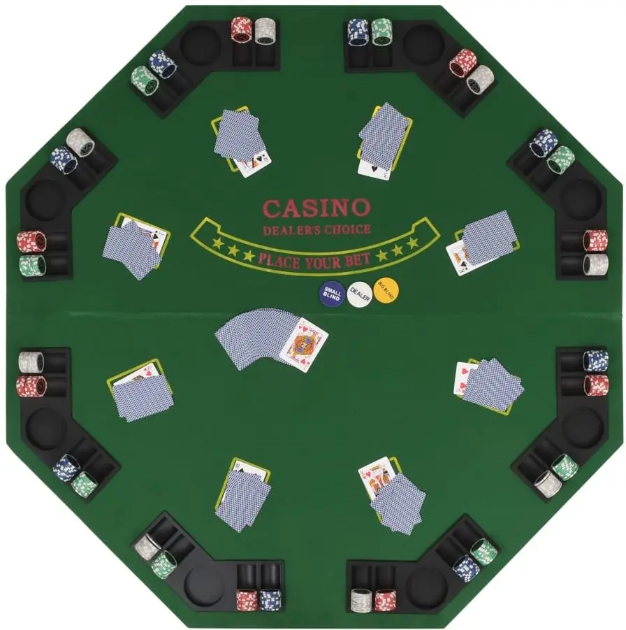 Покерная столешница VidaXL 80209 (Green/Black) - 5