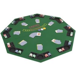 Покерная столешница VidaXL 80209 (Green/Black) Thumb