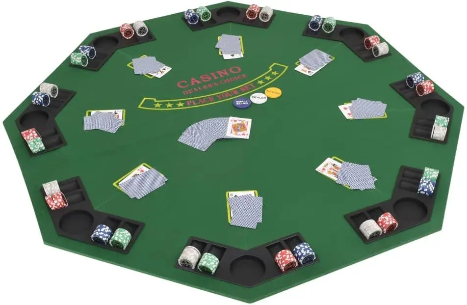 Покерная столешница VidaXL 80209 (Green/Black) - 6