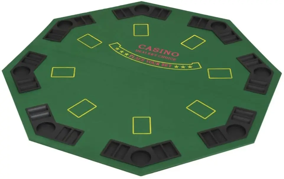 Покерная столешница VidaXL 80209 (Green/Black)