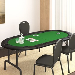 Покерная столешница VidaXL 80400 (Green/Black) Thumb