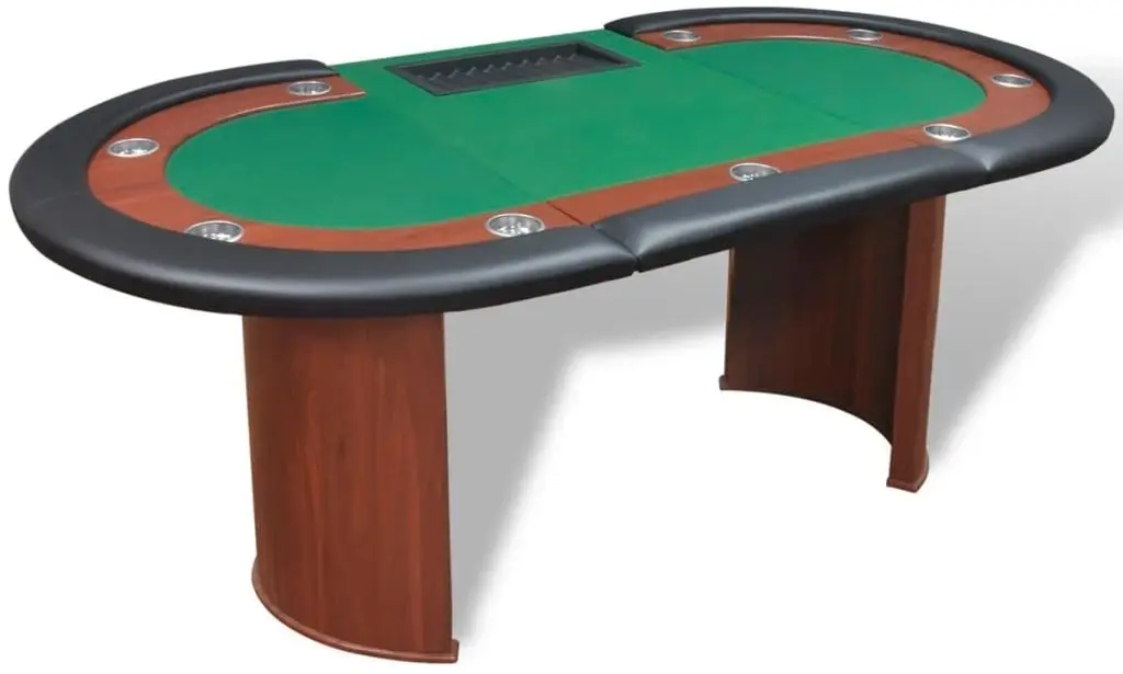Masa pentru poker VidaXL 80133 (Green/Brown) - 2