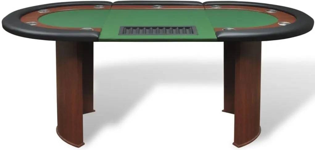 Masa pentru poker VidaXL 80133 (Green/Brown) - 4