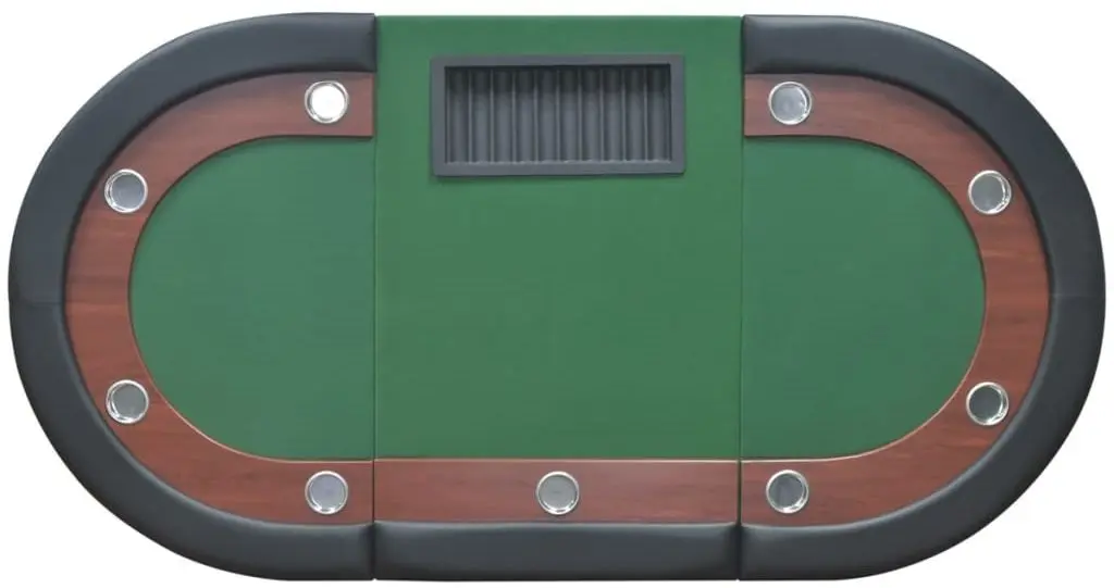 Masa pentru poker VidaXL 80133 (Green/Brown) - 6