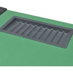 Masa pentru poker VidaXL 80133 (Green/Brown) Thumb