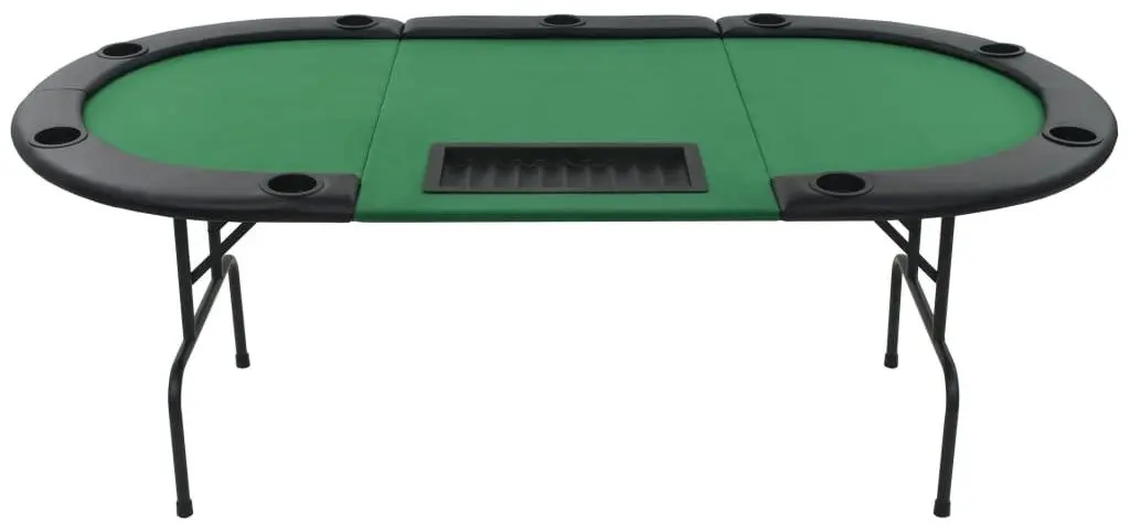 Стол для покера VidaXL 80210 (Green/Black) - 2