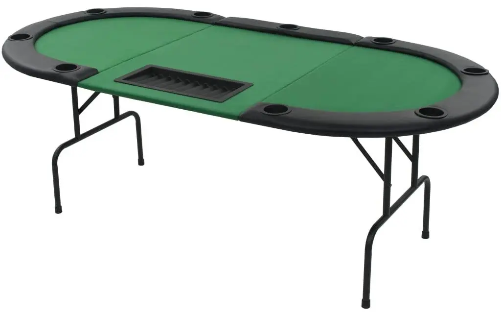 Стол для покера VidaXL 80210 (Green/Black)