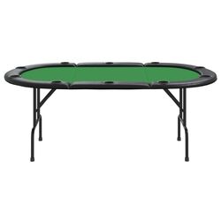 Masa pentru poker VidaXL 80402 (Green/Black) Thumb