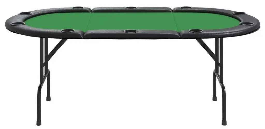 Masa pentru poker VidaXL 80402 (Green/Black) - 2
