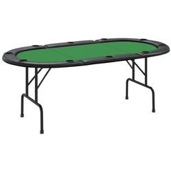 Masa pentru poker VidaXL 80402 (Green/Black)