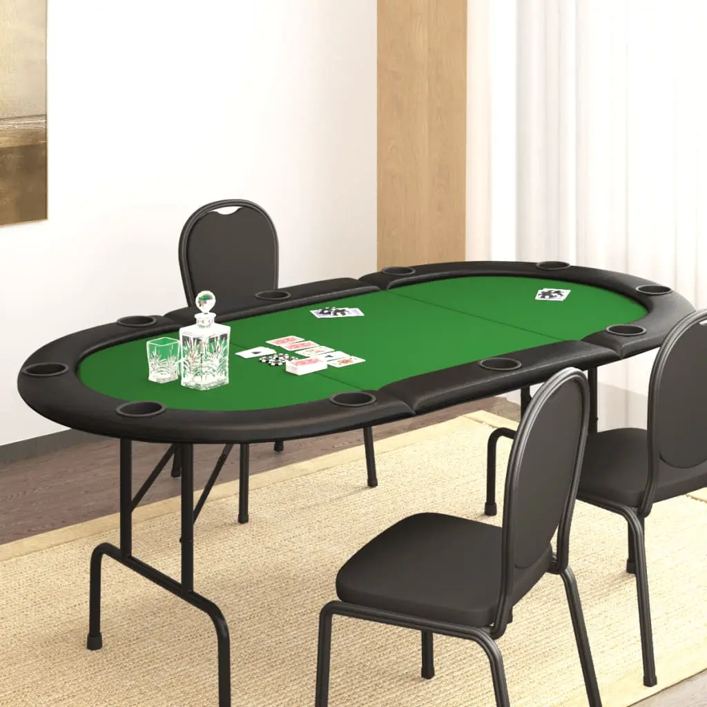 Masa pentru poker VidaXL 80402 (Green/Black) - 5