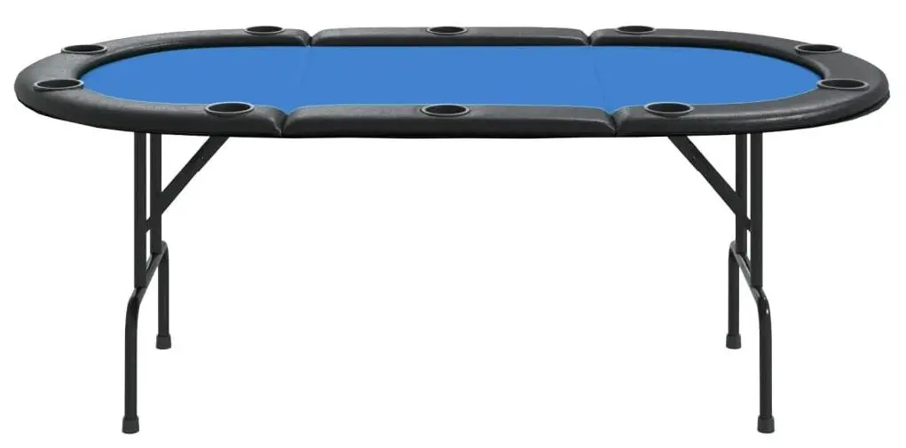 Masa pentru poker VidaXL 80403 (Blue/Black) - 2