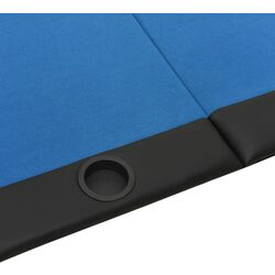 Masa pentru poker VidaXL 80403 (Blue/Black) Thumb
