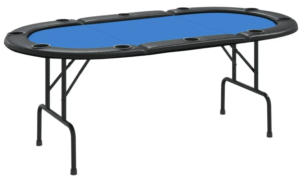 Masa pentru poker VidaXL 80403 (Blue/Black)