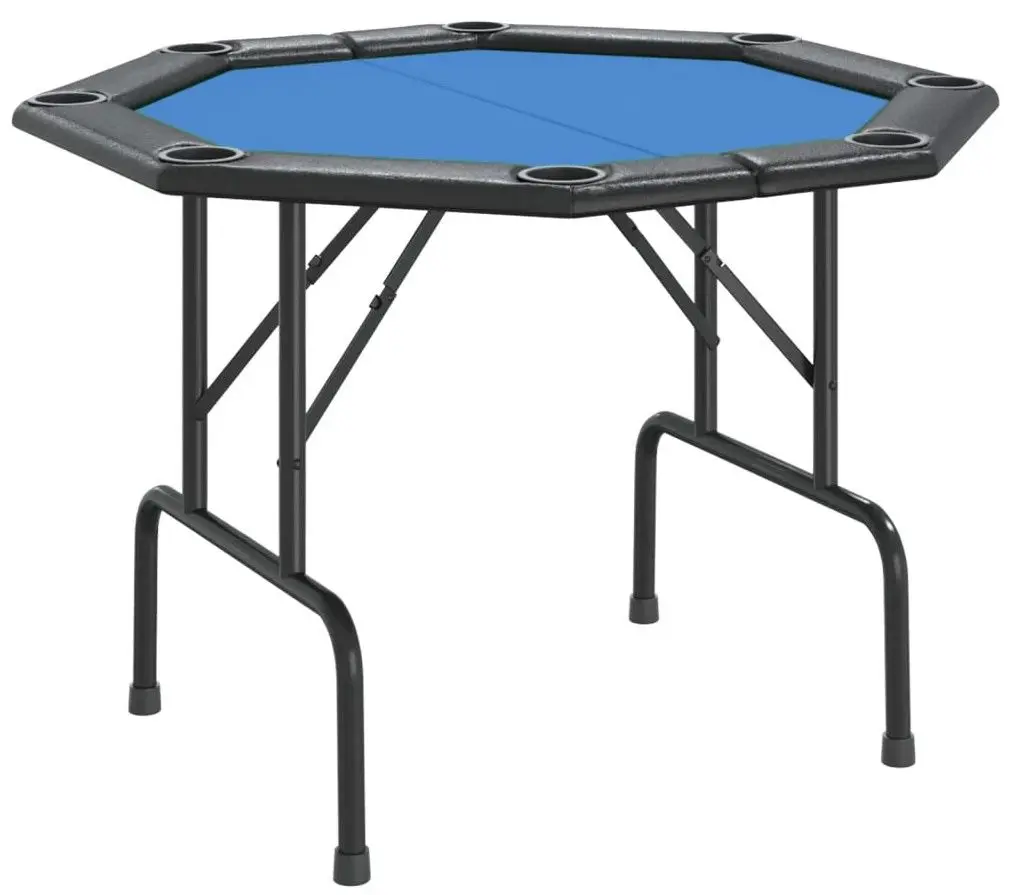 Masa pentru poker VidaXL 80405 (Blue/Black)