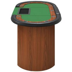 Masa pentru poker VidaXL 80406 (Green/Brown) Thumb