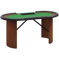 Masa pentru poker VidaXL 80406 (Green/Brown)