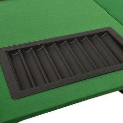 Masa pentru poker VidaXL 80406 (Green/Brown) Thumb