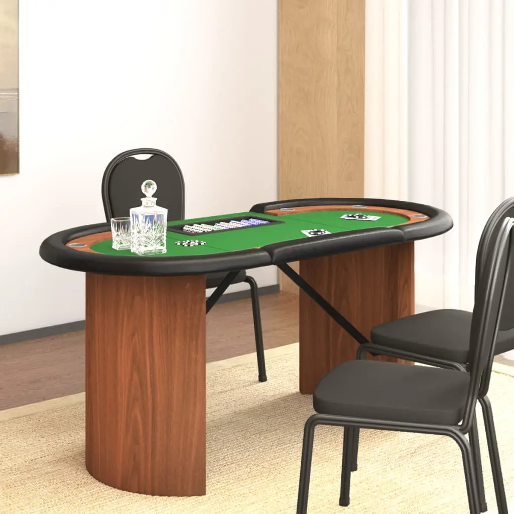 Masa pentru poker VidaXL 80406 (Green/Brown) - 5