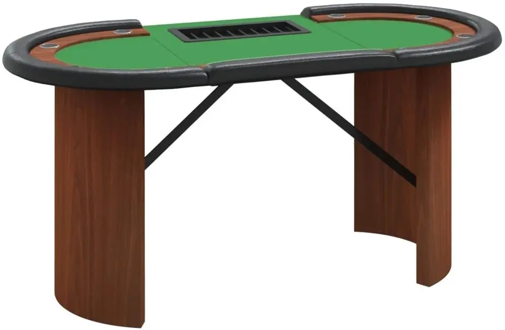 Masa pentru poker VidaXL 80406 (Green/Brown)