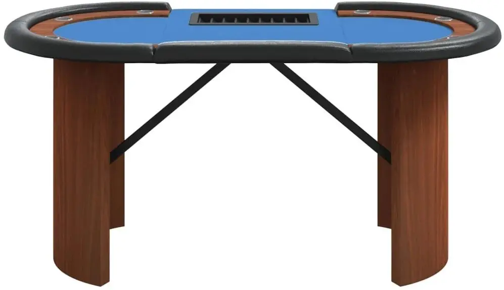 Masa pentru poker VidaXL 80407 (Blue/Brown) - 2