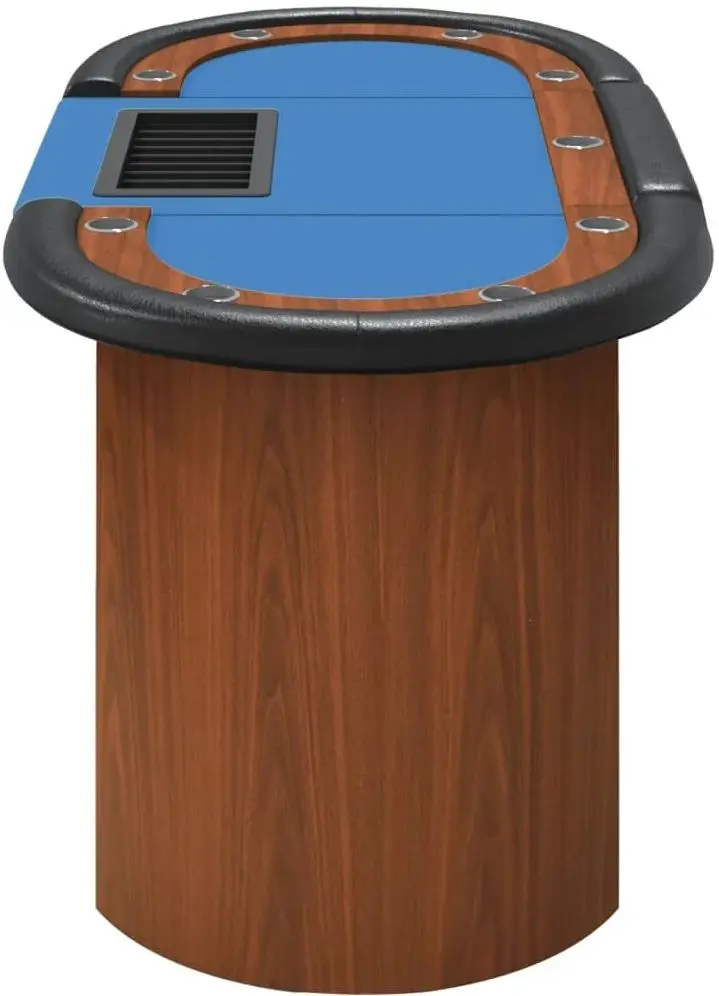 Masa pentru poker VidaXL 80407 (Blue/Brown) - 3
