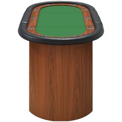 Masa pentru poker VidaXL 80408 (Green/Brown) Thumb