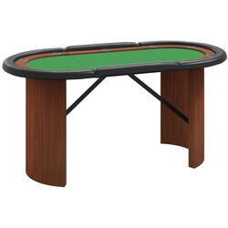 Masa pentru poker VidaXL 80408 (Green/Brown)
