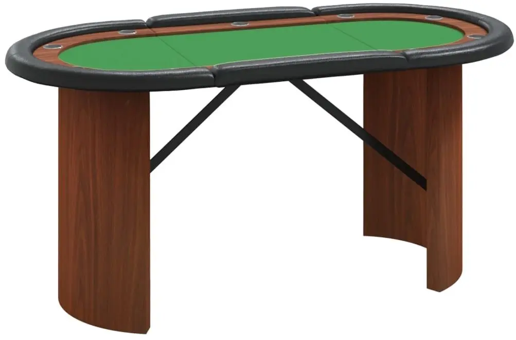 Masa pentru poker VidaXL 80408 (Green/Brown)