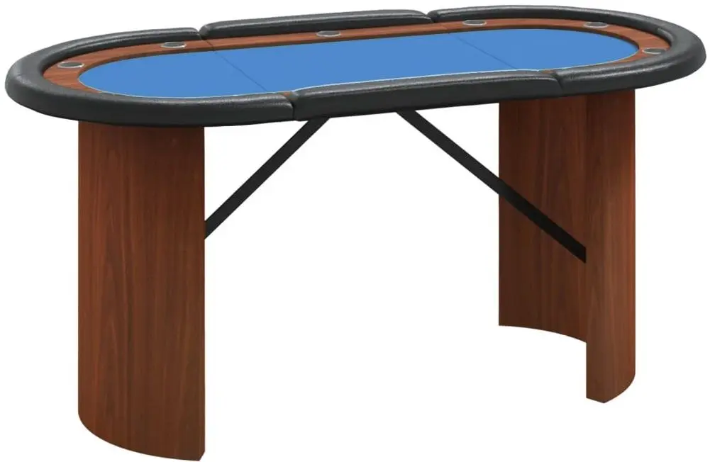 Masa pentru poker VidaXL 80409 (Blue/Brown)