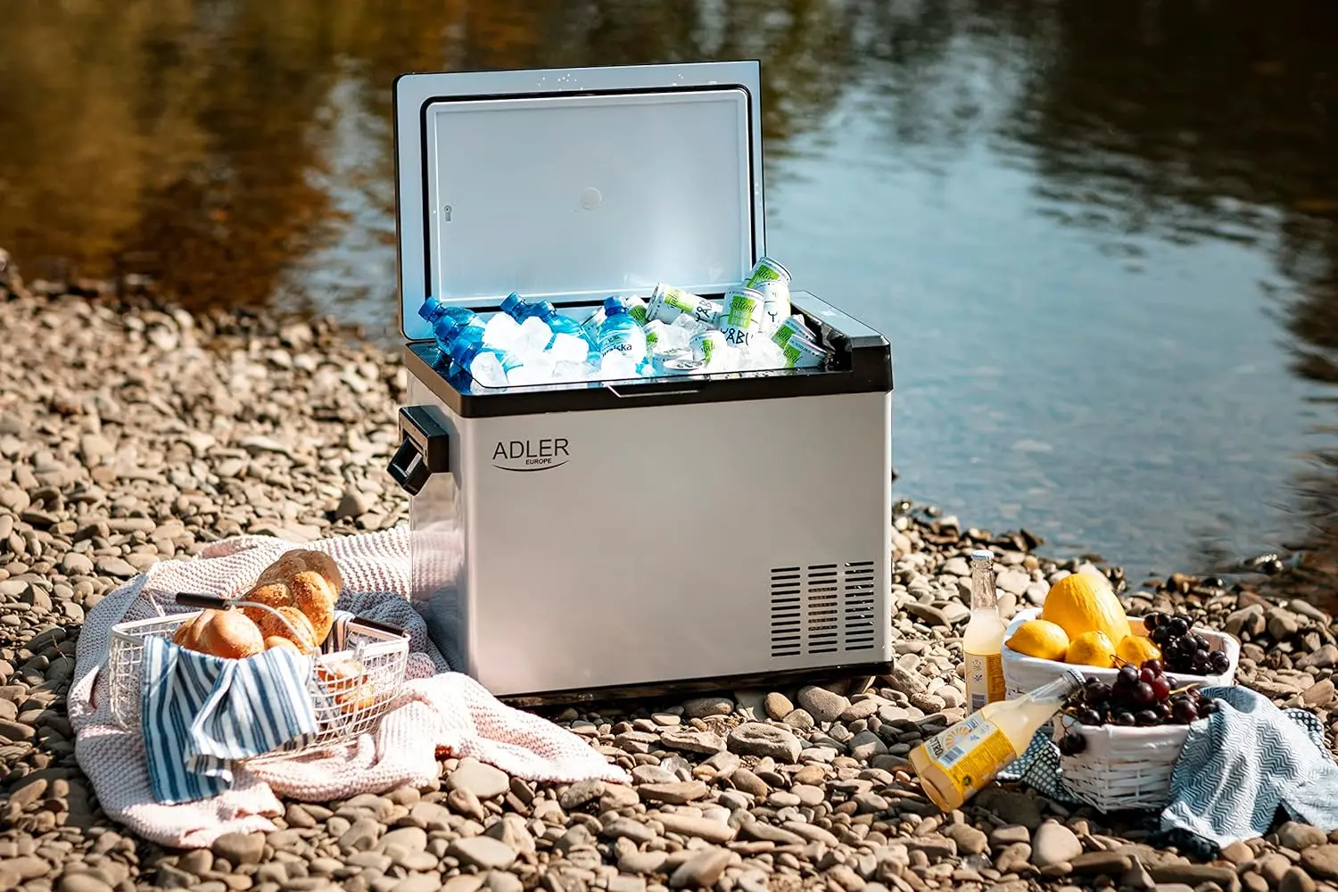 Frigider auto Adler AD 8081 40L (Silver/Black)