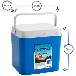 Термобокс Atlantic CoolBox 30L (Blue/White) Thumb
