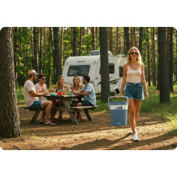 Автомобильный холодильник Berdsen Icemax 3828 (Blue/White) Thumb