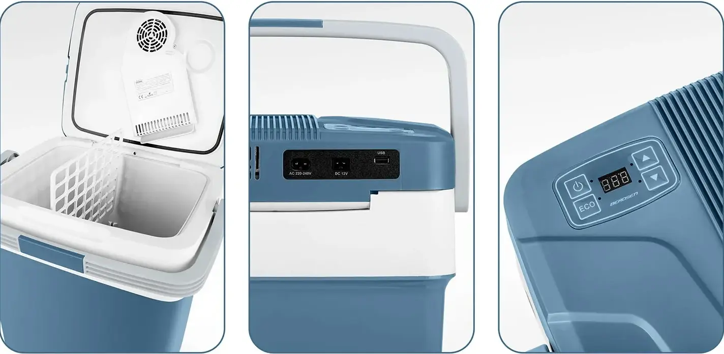 Автомобильный холодильник Berdsen Icemax 3828 (Blue/White) - 14