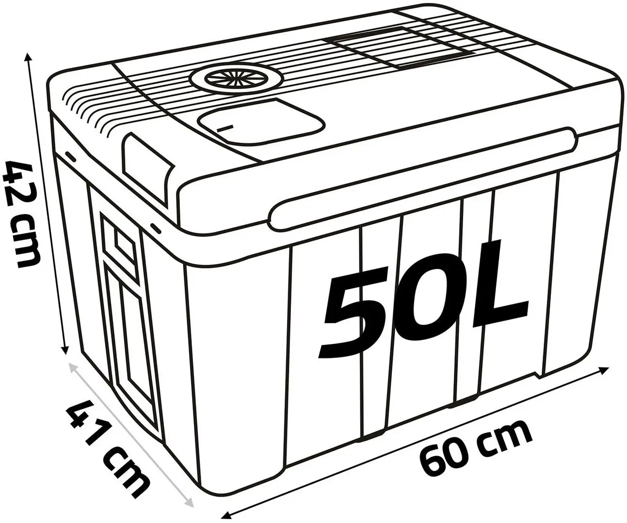 Frigider auto Berdsen 3823 (Grey)