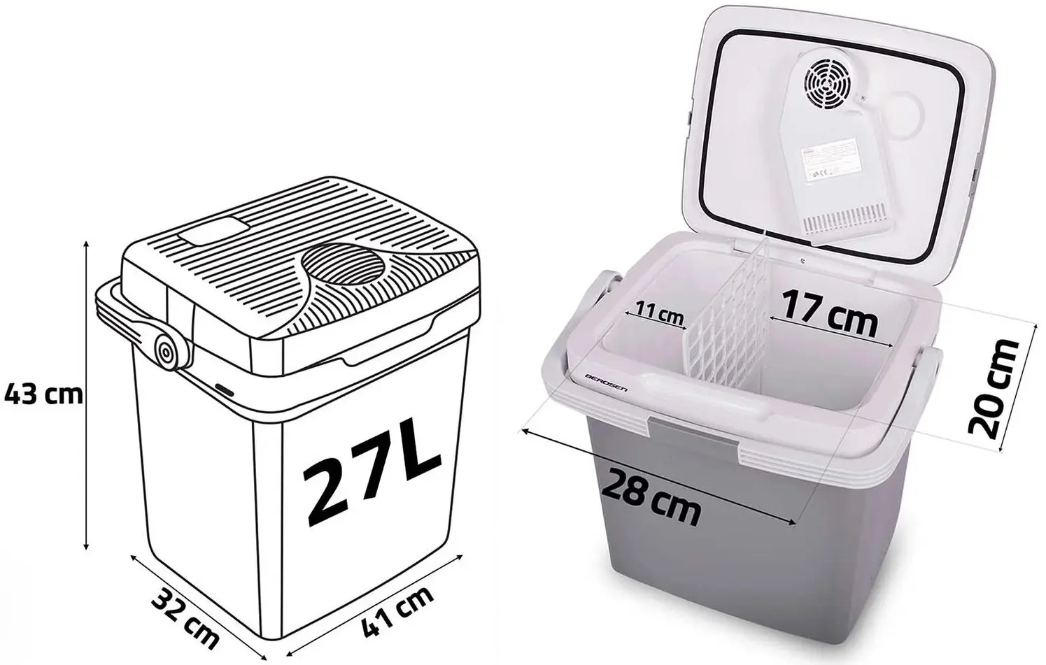 Frigider auto Berdsen Eco 3820 (Grey)