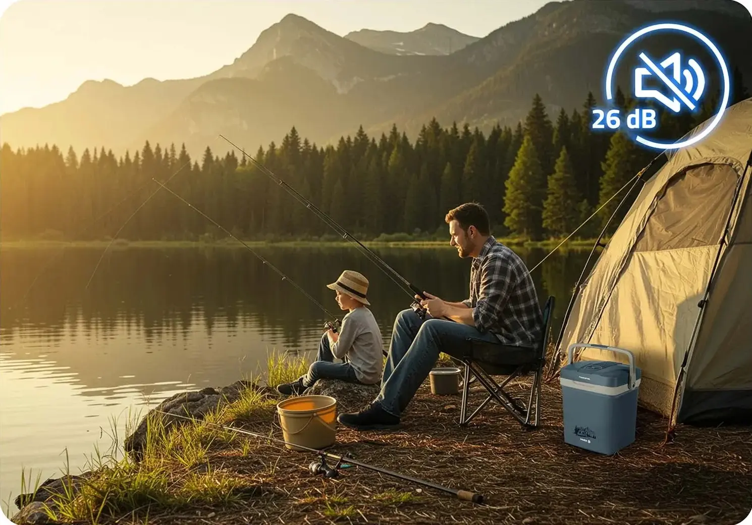 Frigider portabil Berdsen Icemax 3830 (Blue) - 11