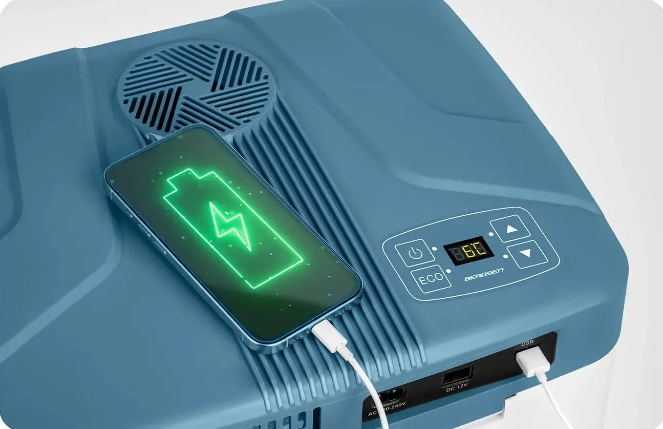 Frigider portabil Berdsen Icemax 3830 (Blue) - 6