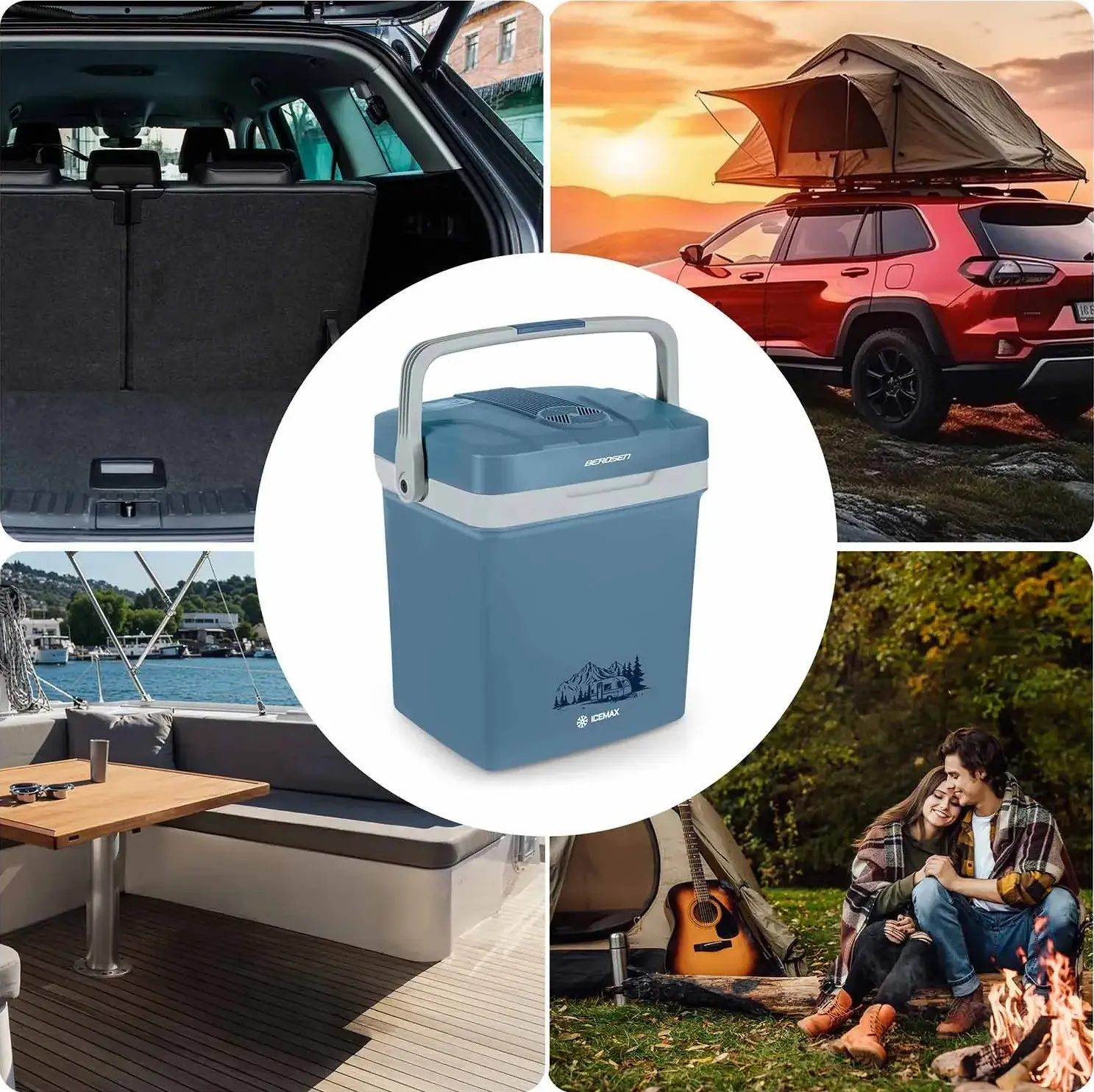 Frigider portabil Berdsen Icemax 3830 (Blue) - 10
