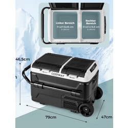 Frigider portabil Costway FP10735DE-BK (Black) Thumb