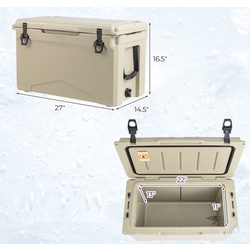 Frigider portabil Costway GP11737SA (Khaki) Thumb