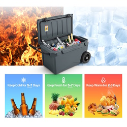 Frigider portabil Costway GP11738GR (Grey) Thumb