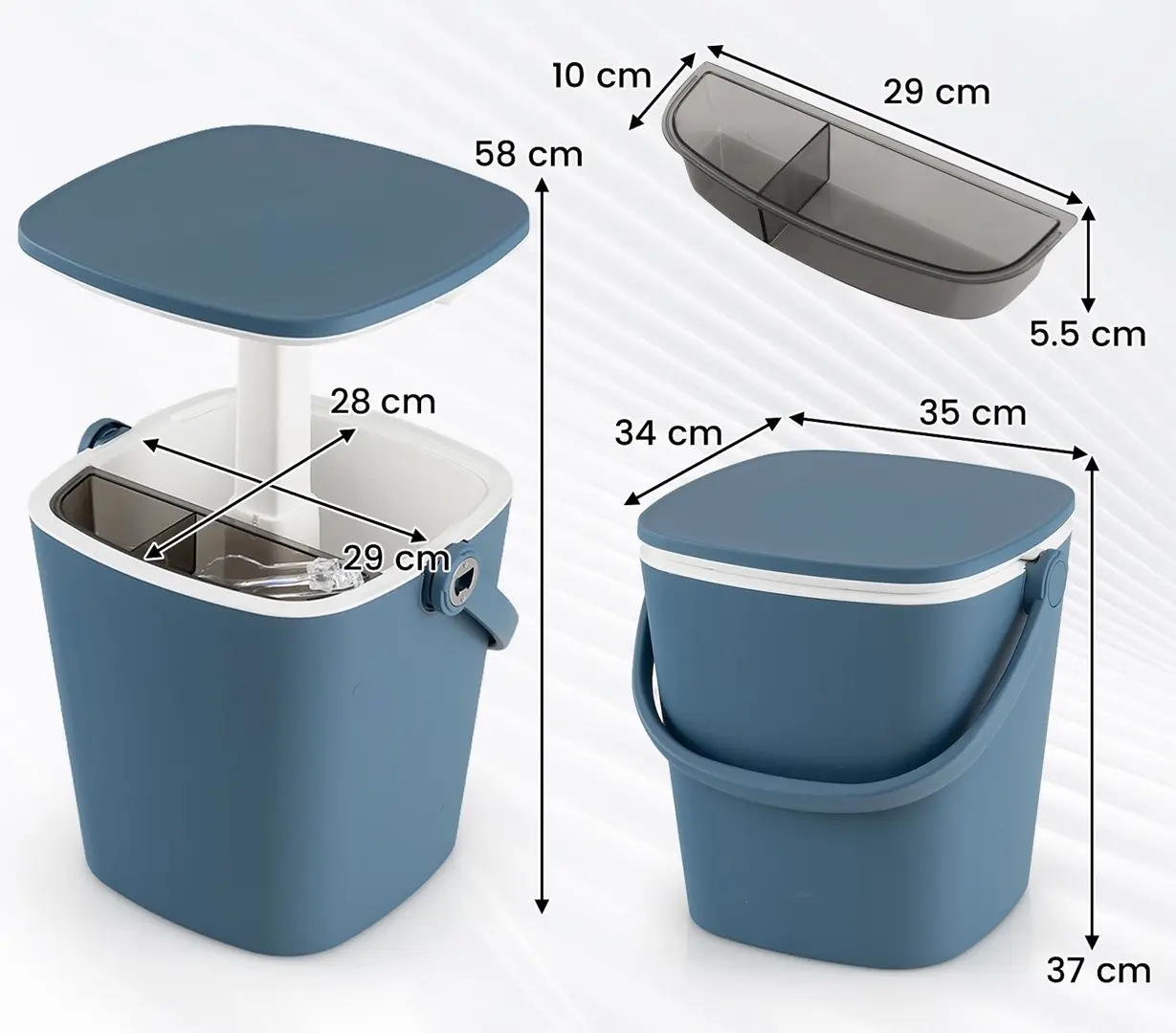 Frigider portabil Costway NP11636BL (Blue)