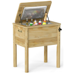 Тележка-холодильник Costway NP12567NA (Natural)