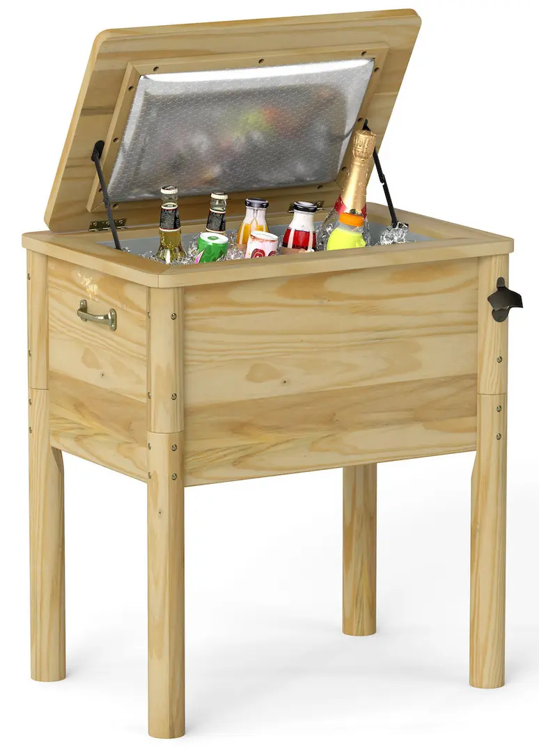 Тележка-холодильник Costway NP12567NA (Natural)