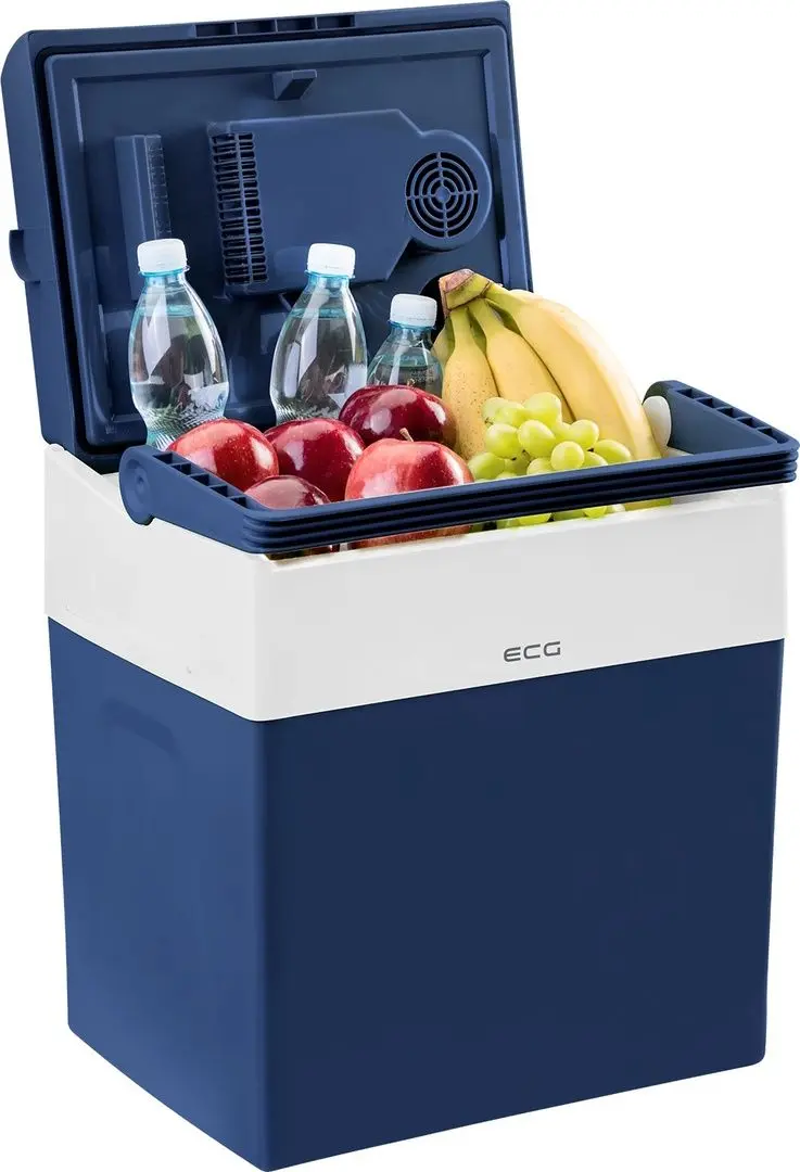 Frigider auto ECG AC 3032 HC Dual (Blue/White)