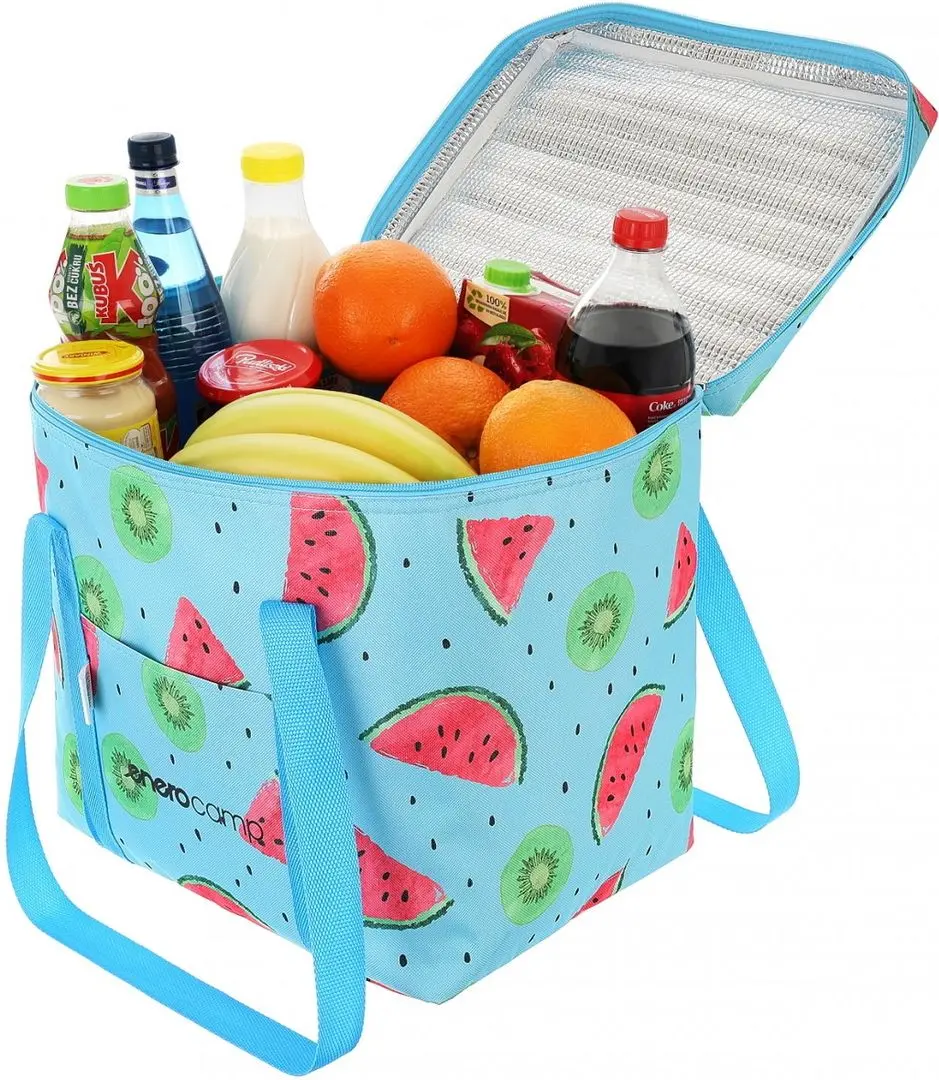 Geanta termoizolanta Enero Camp Fruit Melon 28L (Blue)