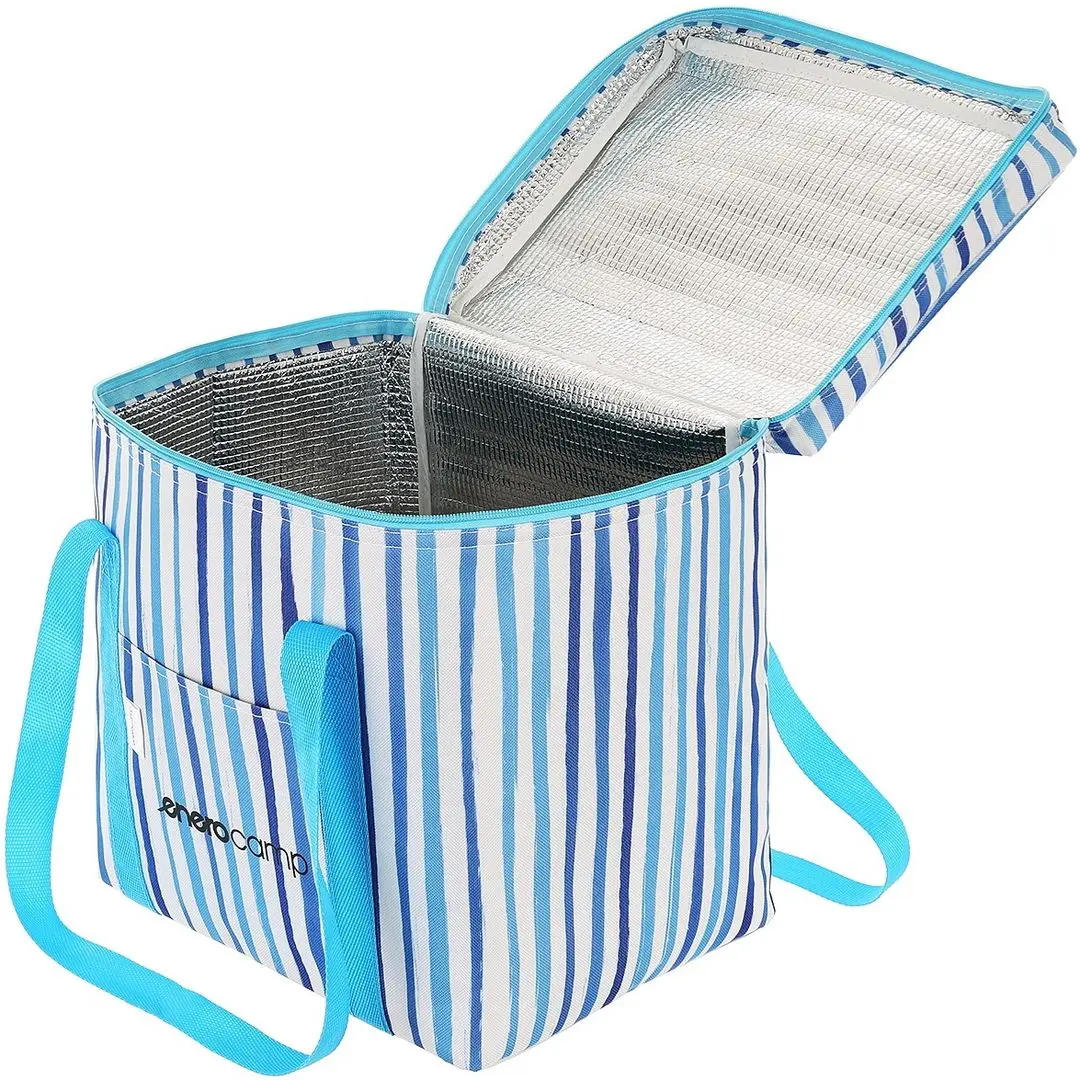 Geanta termoizolanta Enero Camp Lines 28L (Blue Lines)