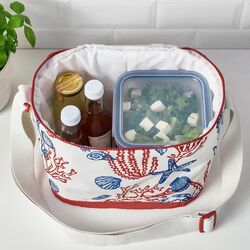 Geanta-frigorifica Ikea Sommarflader (Rosu/Alb/Albastru) Thumb