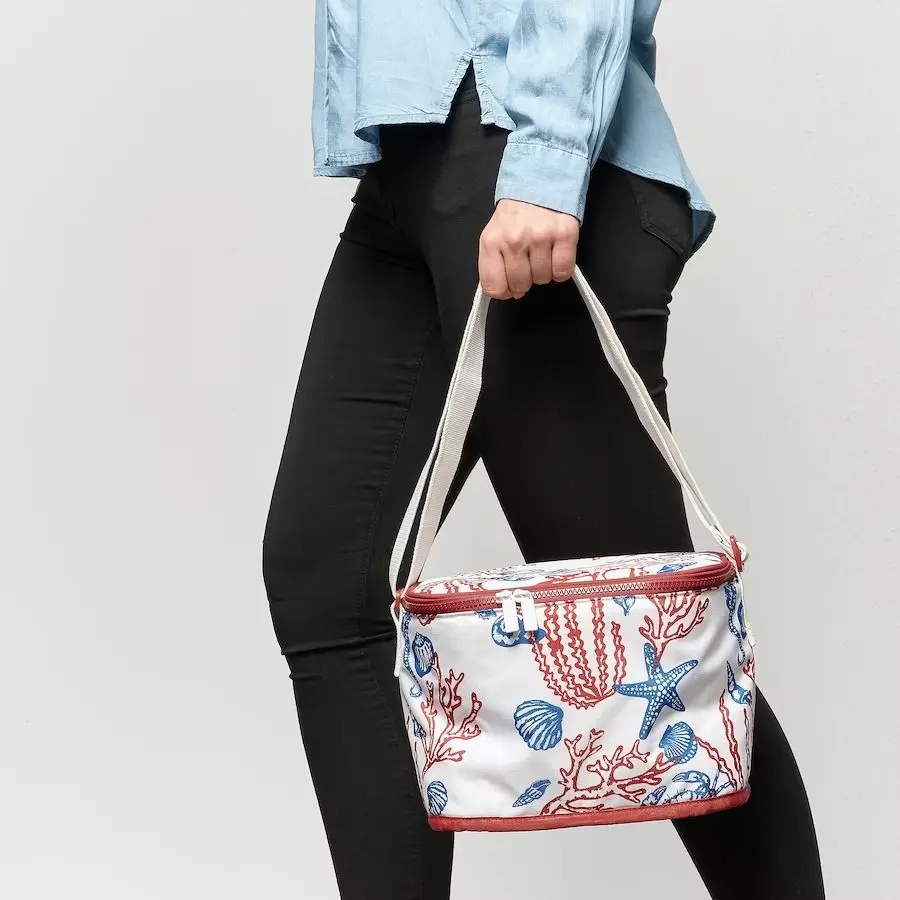 Geanta-frigorifica Ikea Sommarflader (Rosu/Alb/Albastru) - 3